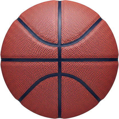 Covona Size 6 Microfiber Composite Basketball 72-73 cm Coral and Navy - Product view