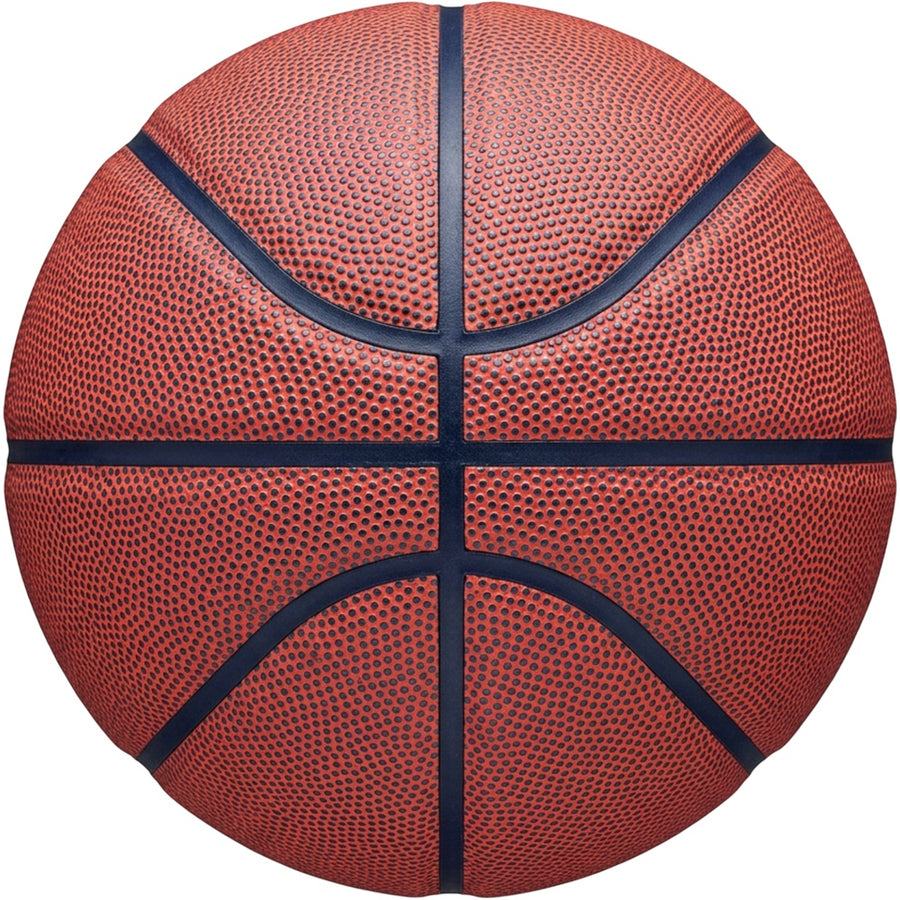 Covona Size 6 Microfiber Composite Basketball 72-73 cm Coral and Navy