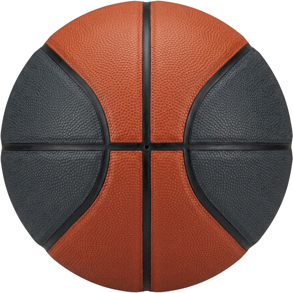 Covona Size 7 Composite Basketball 75-76 cm Burnt Orange and Charcoal - Product view
